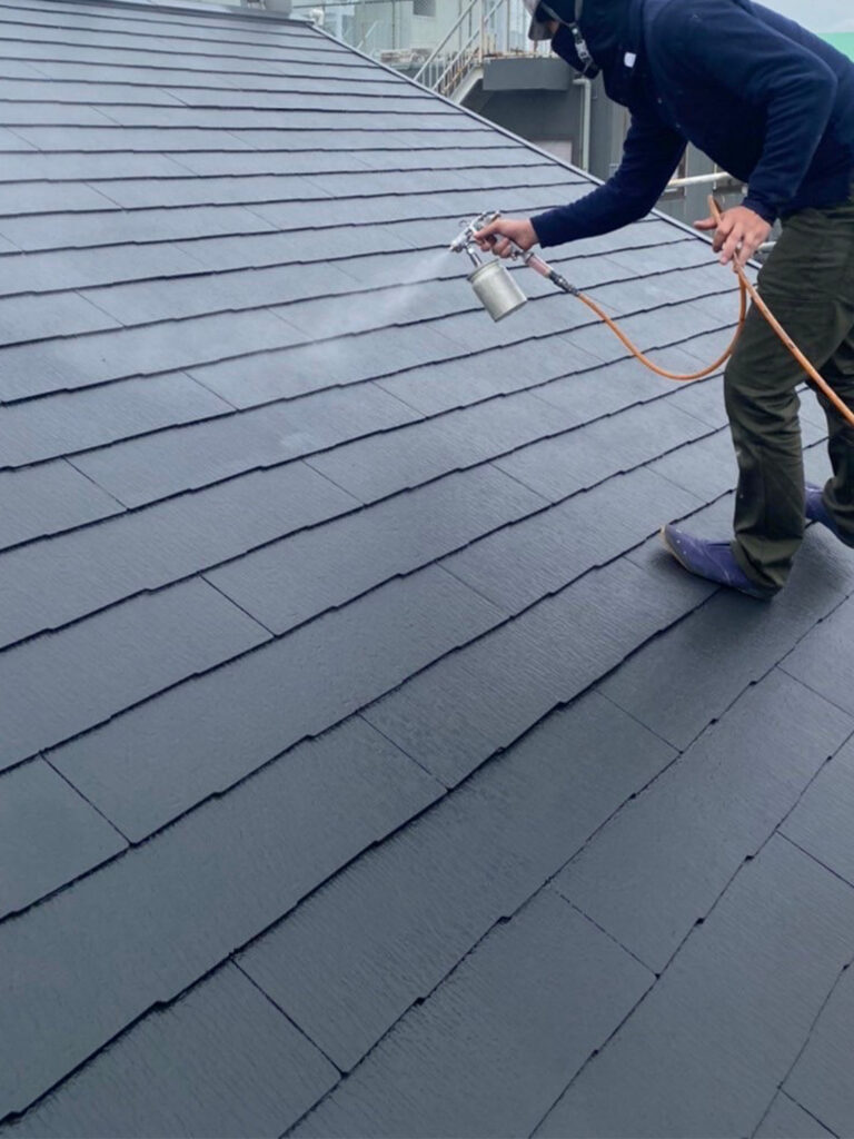 福岡県福岡市 N様邸【住宅塗装】作業工程:光触媒コーティング(屋外) 写真9