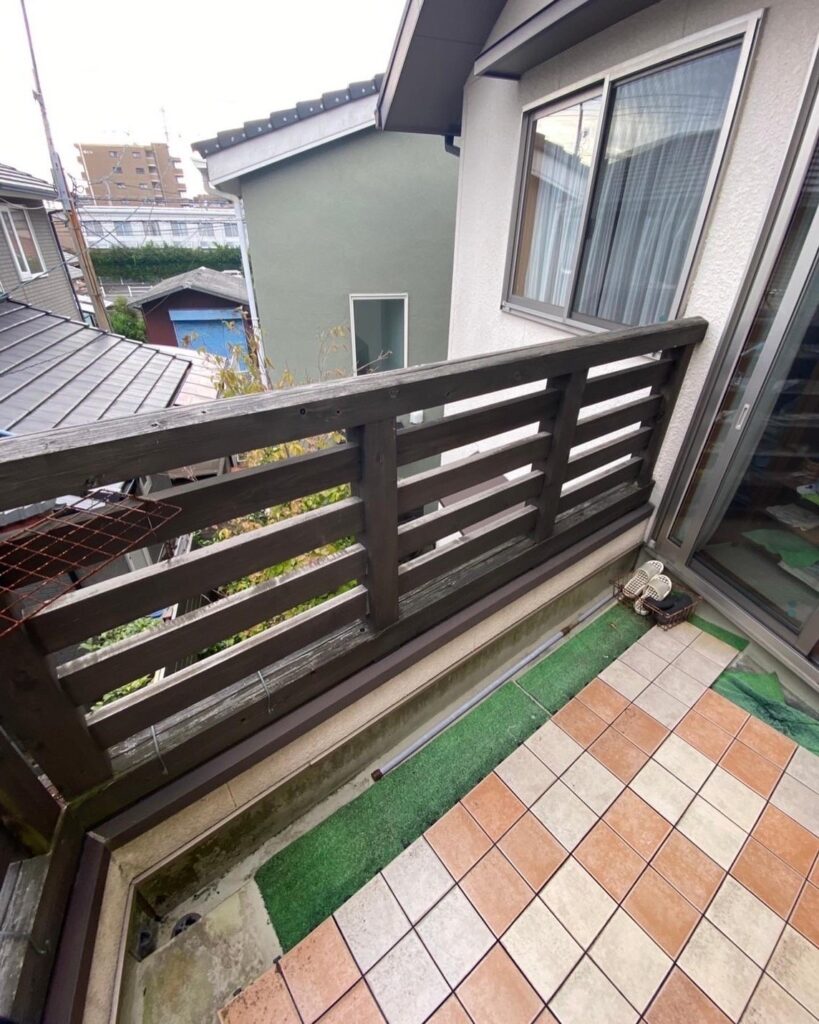 福岡県福岡市 N様邸【住宅塗装】作業工程:バルコニー手摺り工事 写真2