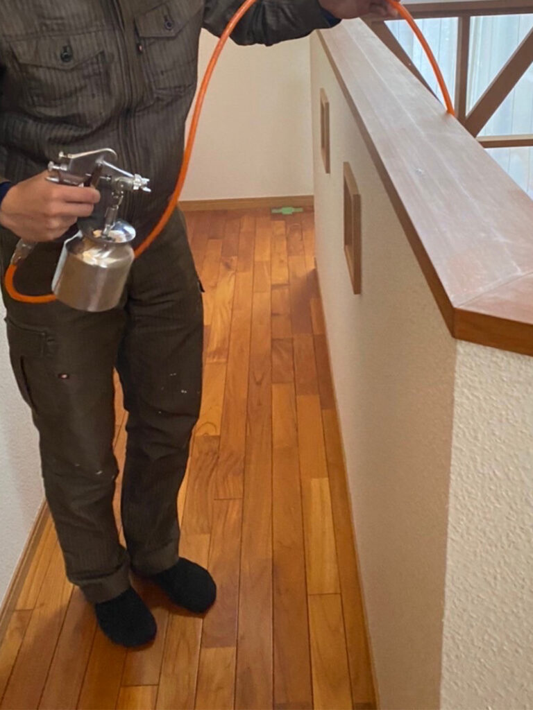 福岡県福岡市 N様邸【住宅塗装】作業工程:光触媒コーティング(屋内) 写真4