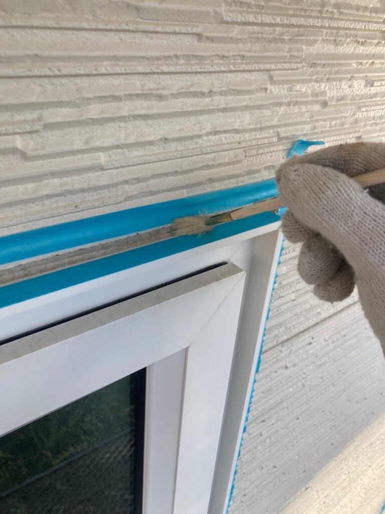 福岡県福岡市城南区 H様邸【住宅塗装】作業工程：コーキング工事 写真18