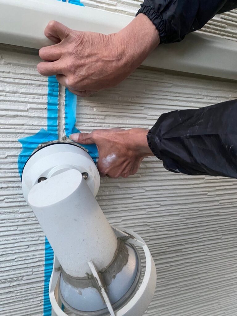 福岡県福岡市城南区 H様邸【住宅塗装】作業工程：コーキング工事 写真9