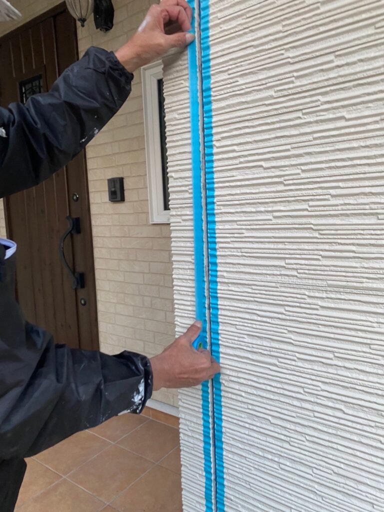 福岡県福岡市城南区 H様邸【住宅塗装】作業工程：コーキング工事 写真10