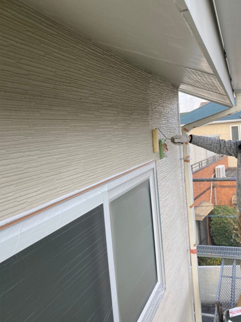 福岡県福岡市城南区 H様邸【住宅塗装】作業工程：外壁塗装 写真2