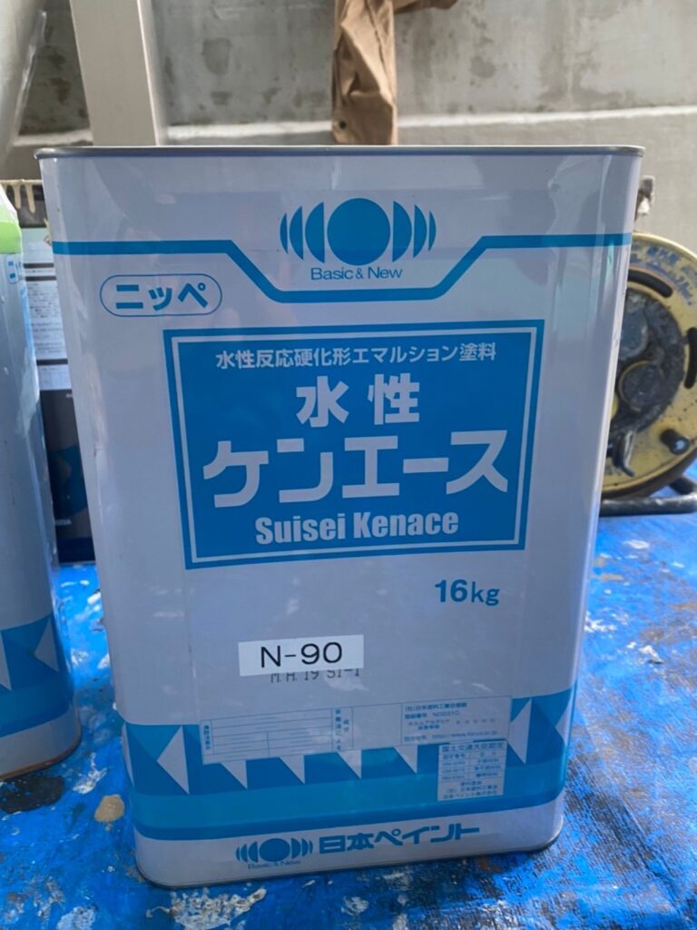福岡県福岡市城南区 H様邸【住宅塗装】作業工程：軒天塗装 写真7