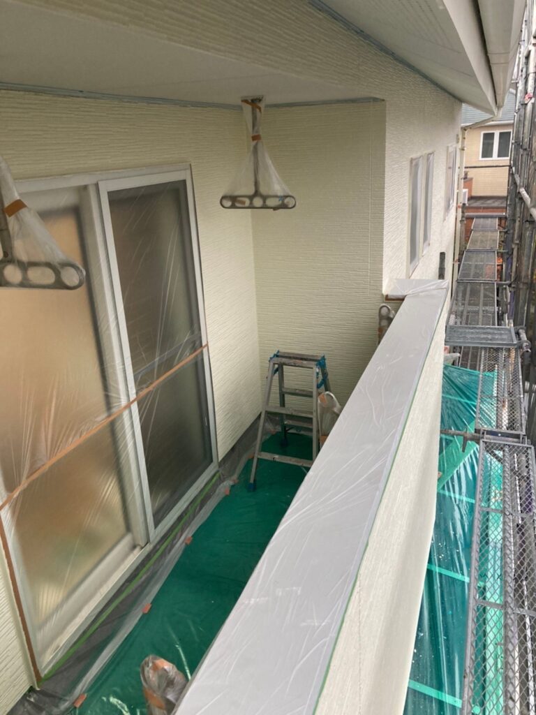 福岡県福岡市城南区 H様邸【住宅塗装】作業工程：外壁塗装 写真13