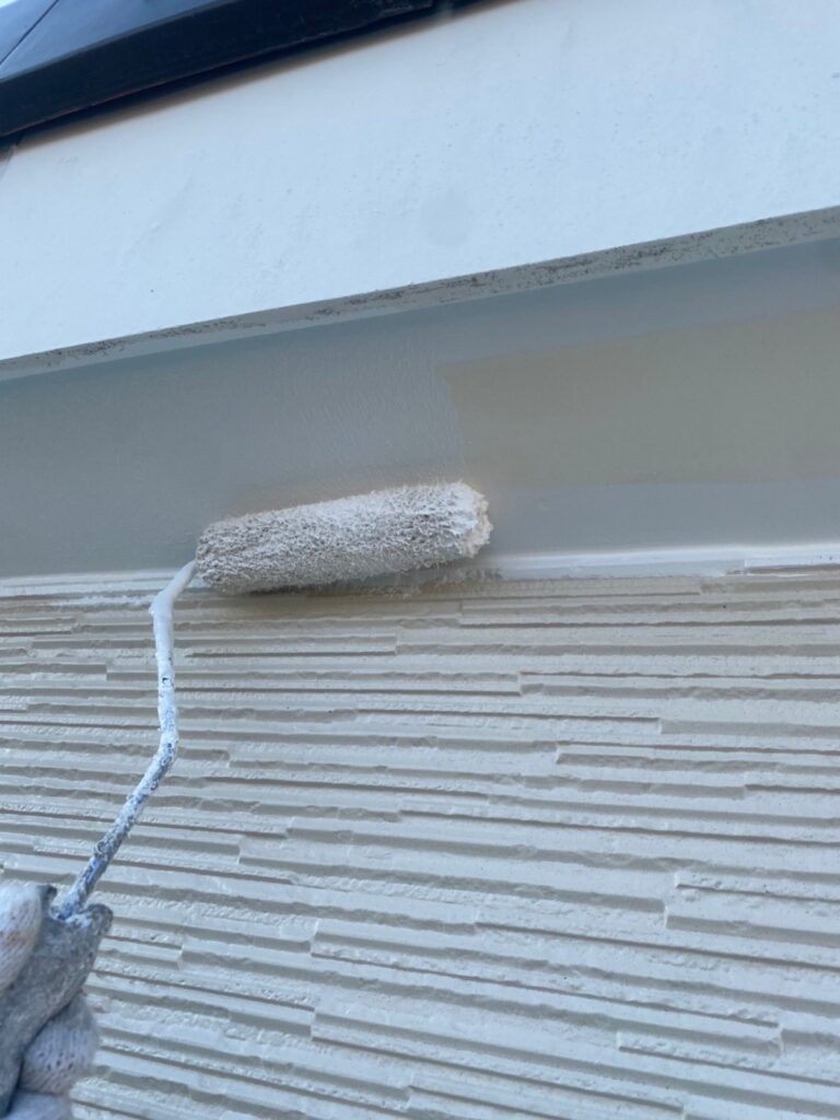 福岡県福岡市城南区 H様邸【住宅塗装】作業工程：軒天塗装 写真9