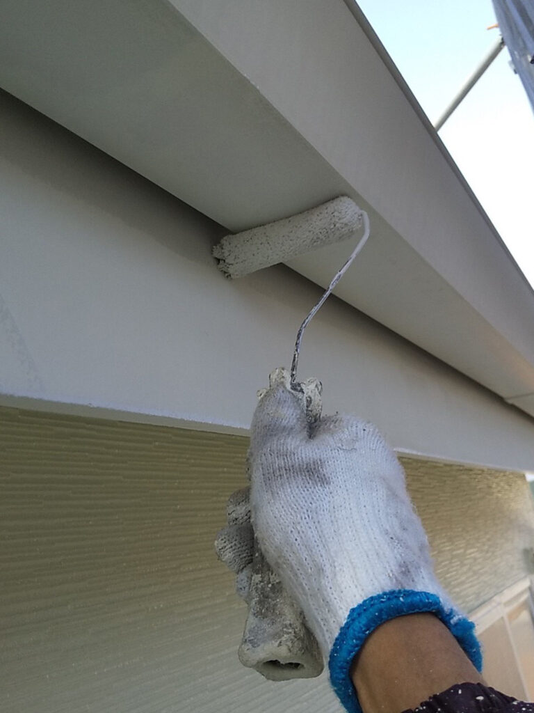 福岡県福岡市城南区 H様邸【住宅塗装】作業工程：付帯塗装 写真2