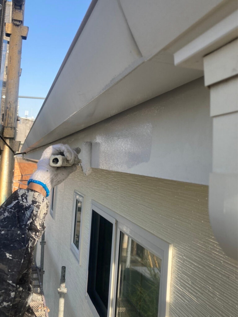 福岡県福岡市城南区 H様邸【住宅塗装】作業工程：付帯塗装 写真3