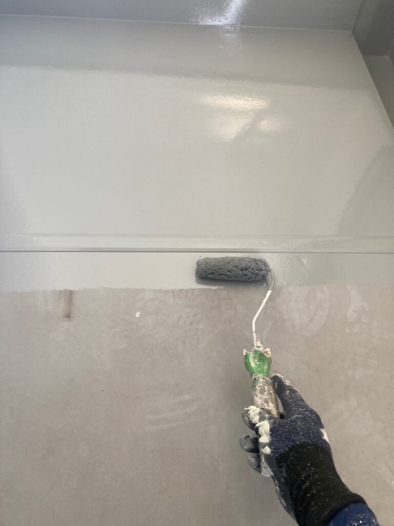 福岡県福岡市城南区 H様邸【住宅塗装】作業工程：ベランダ防水塗装 写真5