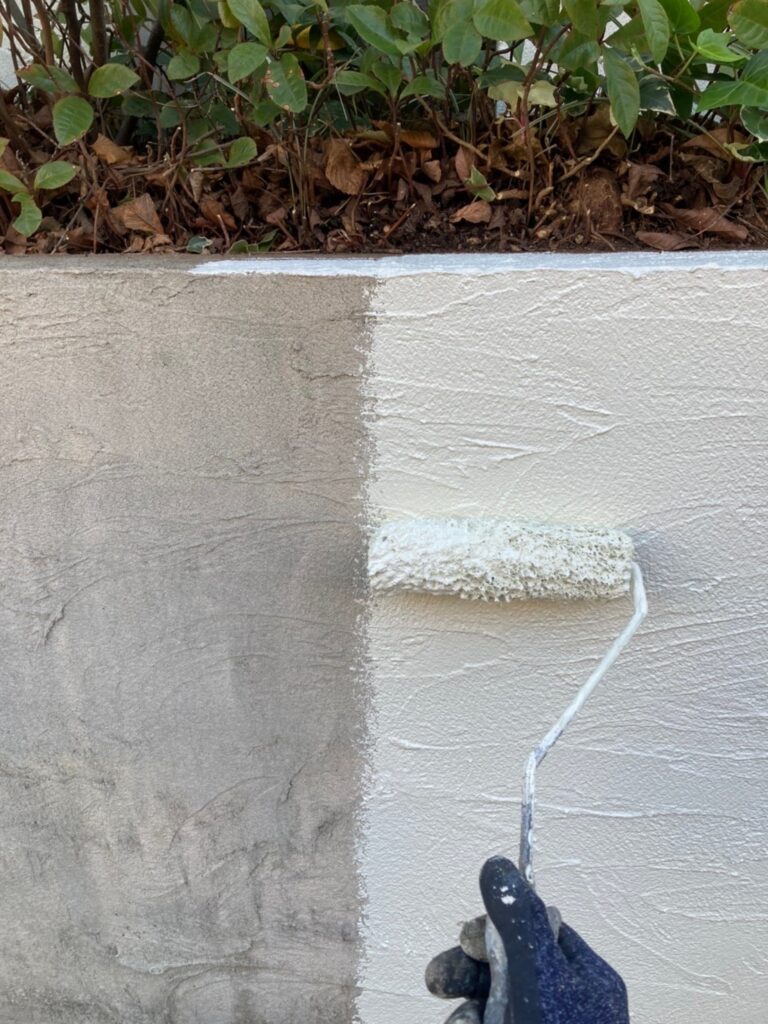 福岡県福岡市城南区 H様邸【住宅塗装】作業工程：外構塗装 写真6