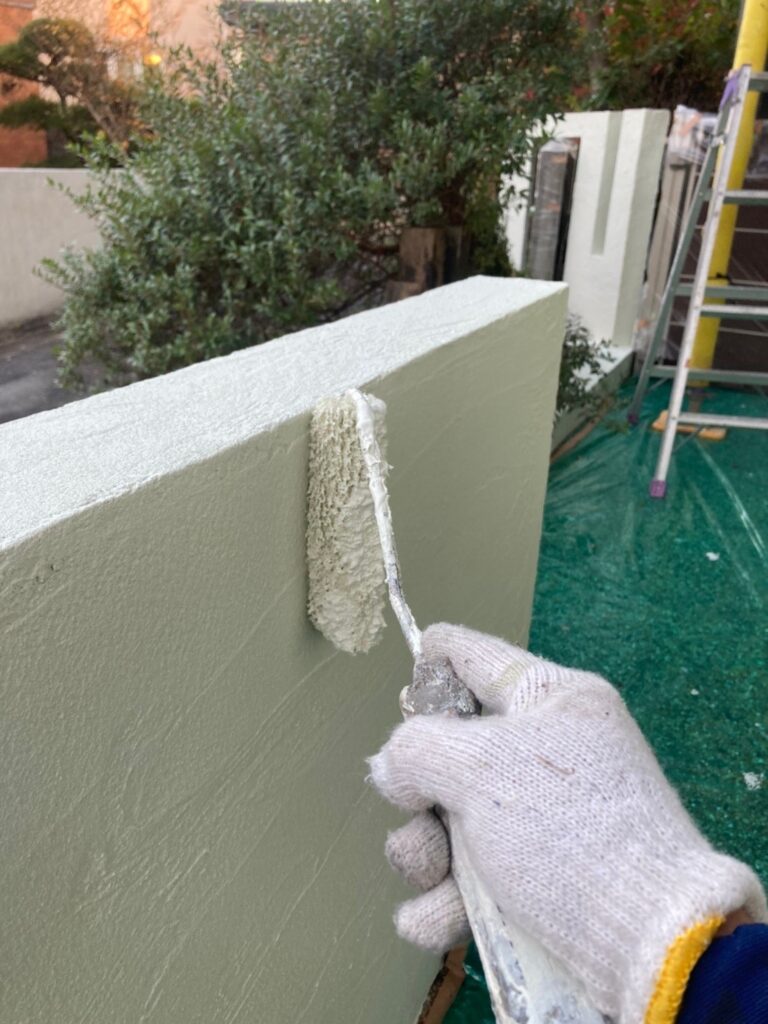 福岡県福岡市城南区 H様邸【住宅塗装】作業工程：外構塗装 写真8