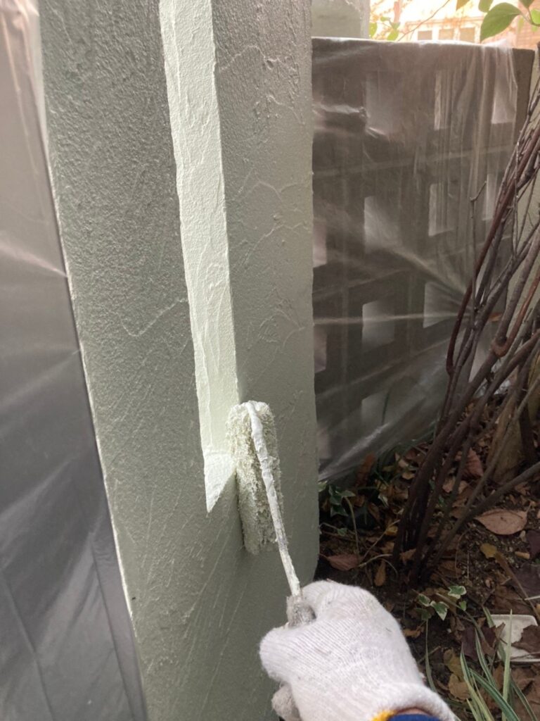 福岡県福岡市城南区 H様邸【住宅塗装】作業工程：外構塗装 写真9