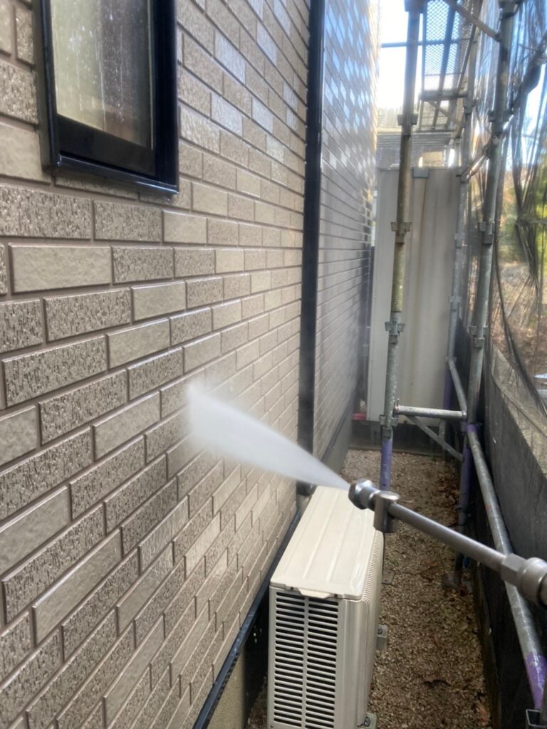 福岡県久留米市 F様邸【住宅塗装】作業工程：高圧洗浄 写真6