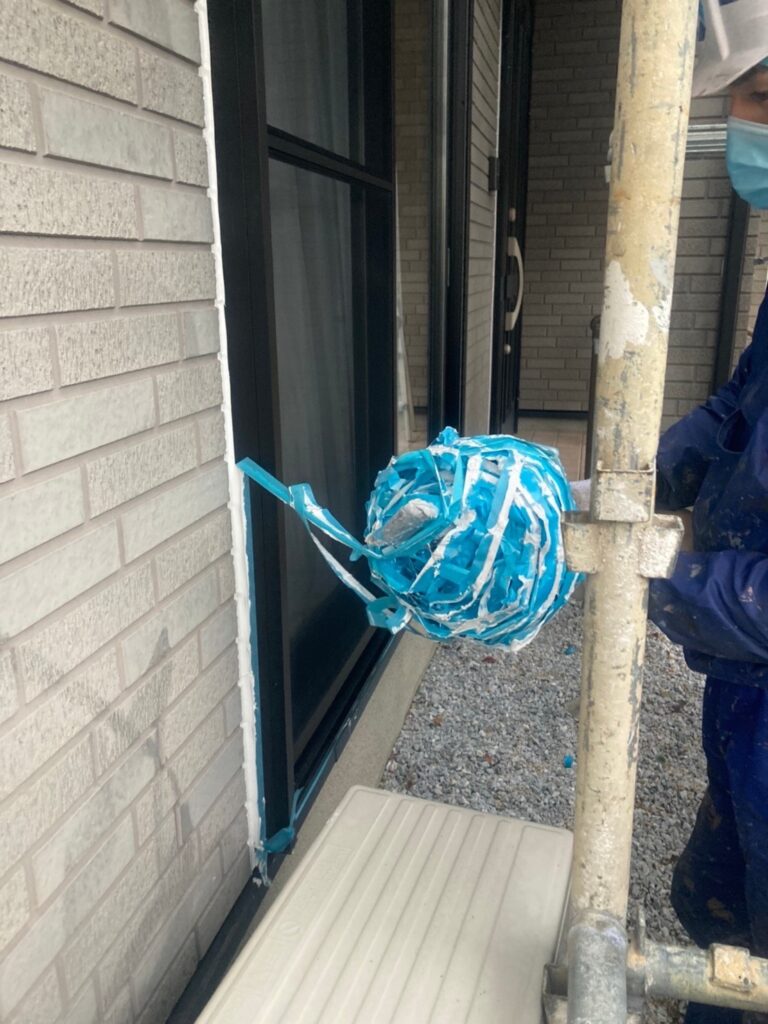 福岡県久留米市 F様邸【住宅塗装】作業工程：コーキング工事 写真18