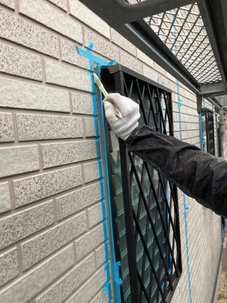 福岡県久留米市 F様邸【住宅塗装】作業工程：コーキング工事 写真12