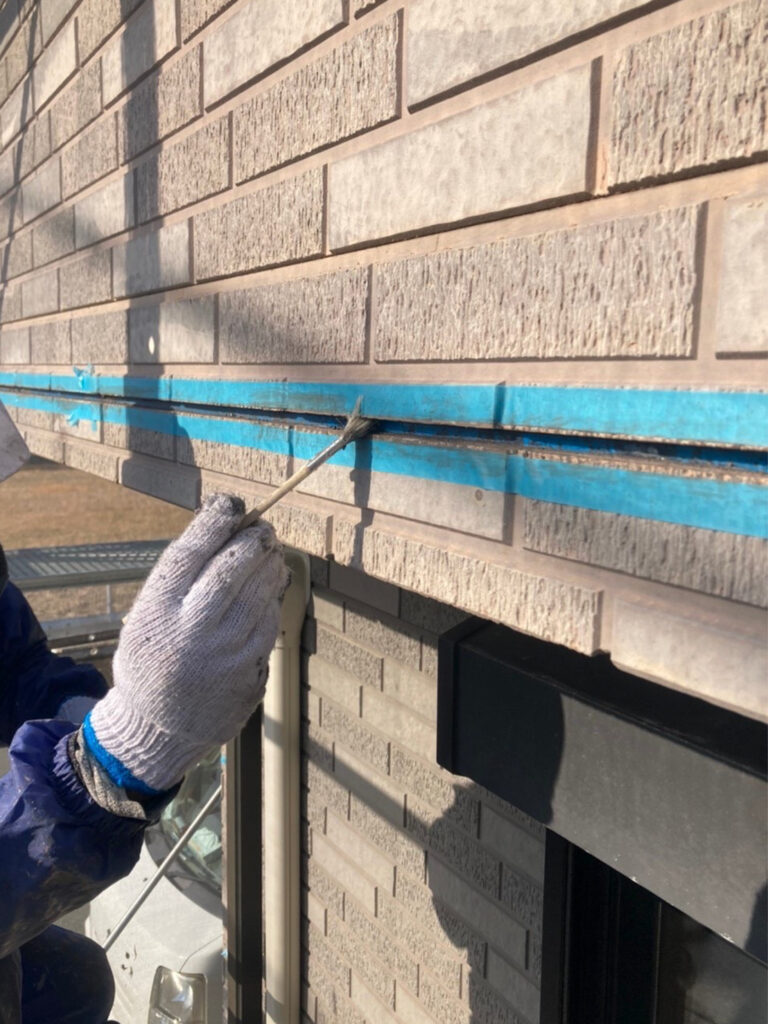 福岡県久留米市 F様邸【住宅塗装】作業工程：コーキング工事 写真14