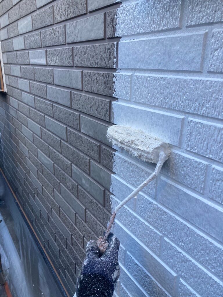 福岡県久留米市 F様邸【住宅塗装】作業工程：外壁塗装 写真2