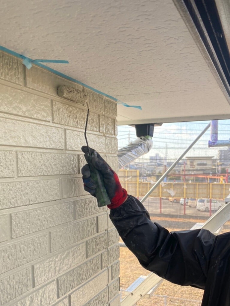 福岡県久留米市 F様邸【住宅塗装】作業工程：外壁塗装 写真14