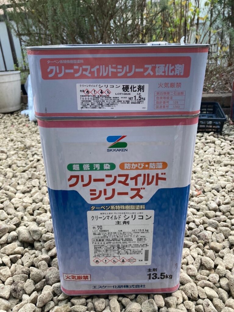 福岡県久留米市 F様邸【住宅塗装】作業工程：付帯塗装 写真1