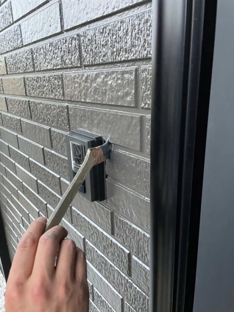 福岡県久留米市 F様邸【住宅塗装】作業工程：タッチアップ 写真1