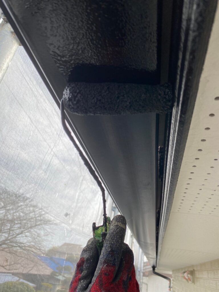 福岡県久留米市 F様邸【住宅塗装】作業工程：付帯塗装 写真3