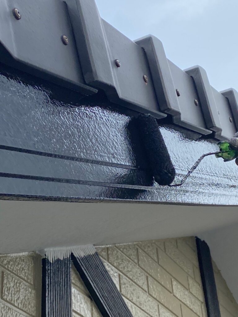 福岡県久留米市 F様邸【住宅塗装】作業工程：付帯塗装 写真4