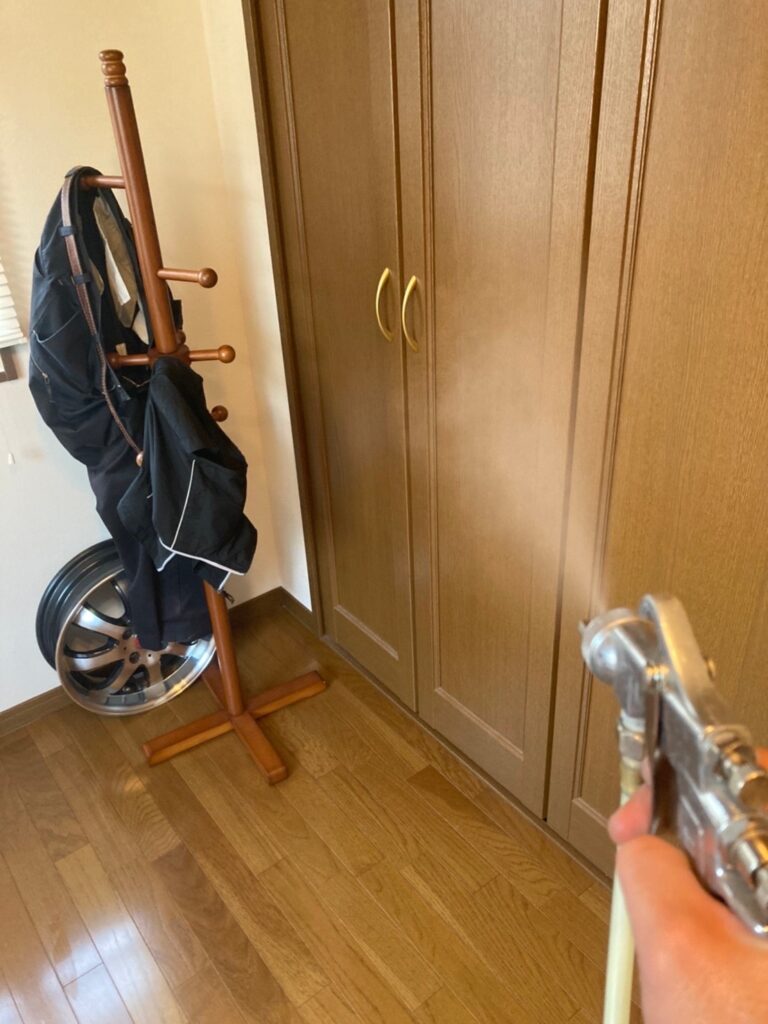 福岡県久留米市 F様邸【住宅塗装】作業工程：光触媒コーティング(屋内) 写真2