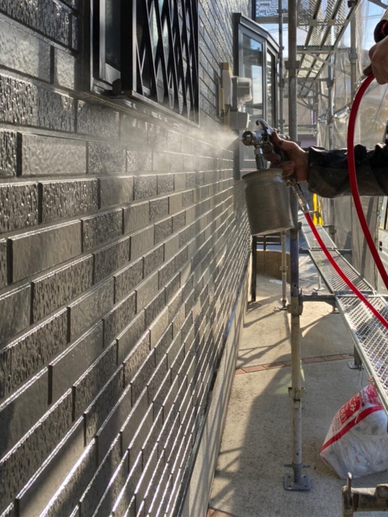 福岡県久留米市 F様邸【住宅塗装】作業工程：光触媒コーティング(屋外) 写真4