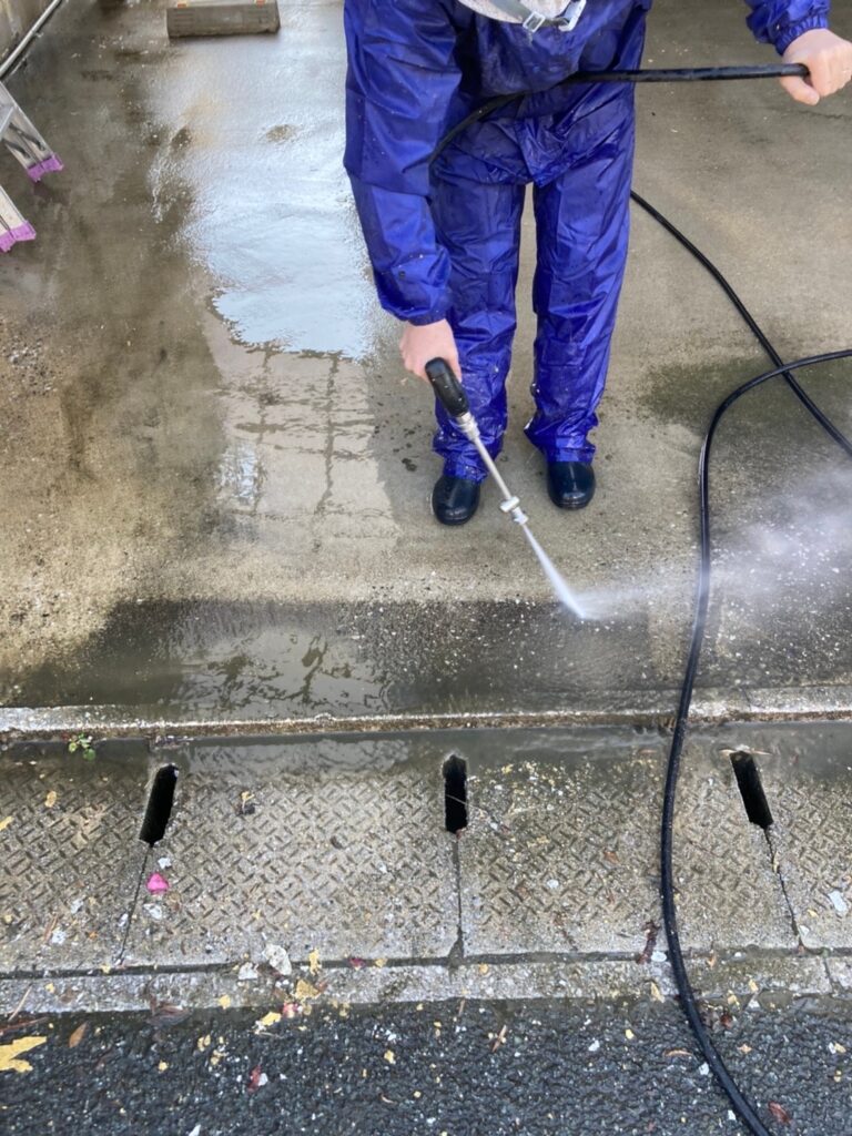 福岡県糟屋郡 N様邸【住宅塗装】作業工程：高圧洗浄 写真12