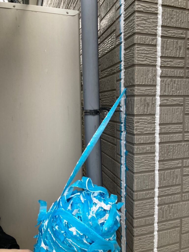 福岡県糟屋郡 N様邸【住宅塗装】作業工程：コーキング工事 写真12