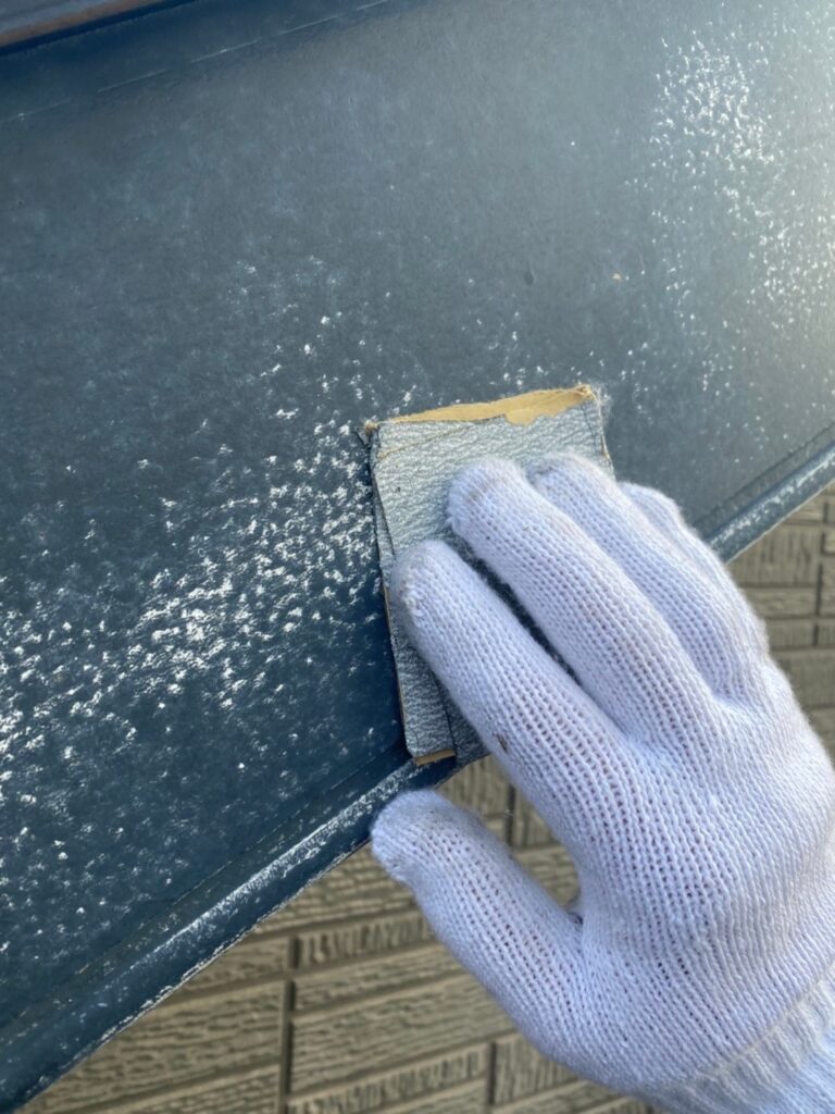 福岡県糟屋郡 N様邸【住宅塗装】作業工程：各所下地処理 写真1