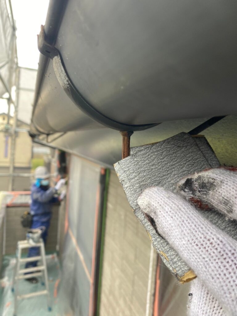 福岡県糟屋郡 N様邸【住宅塗装】作業工程：各所下地処理 写真8