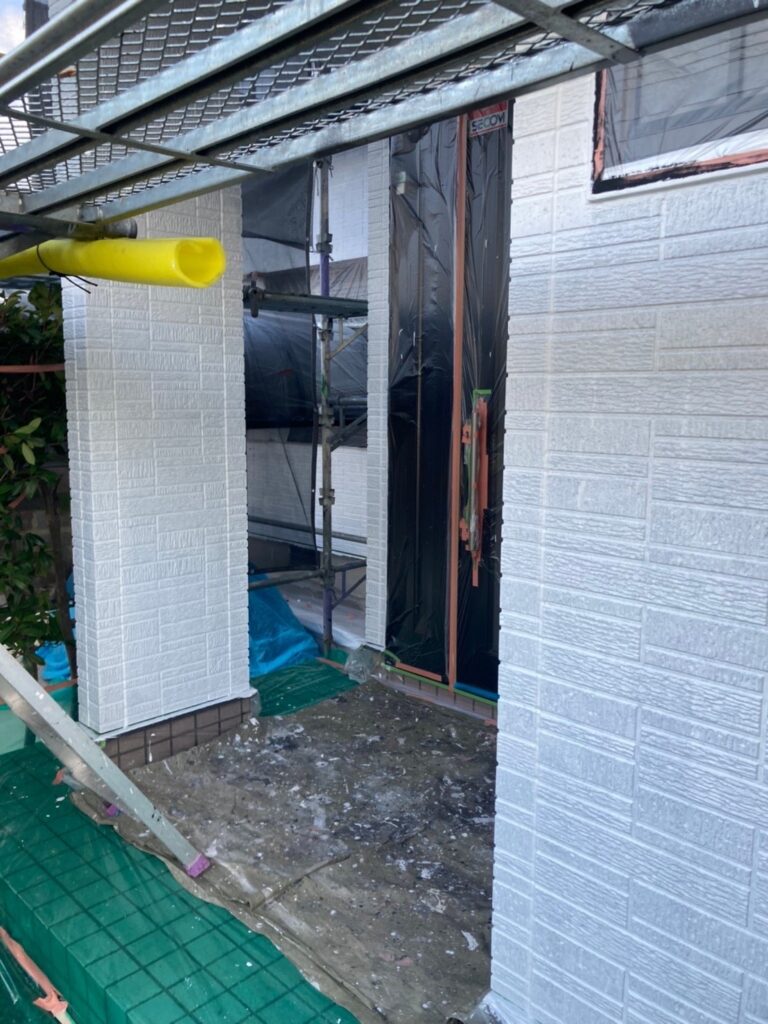 福岡県糟屋郡 N様邸【住宅塗装】作業工程：外壁塗装 写真10