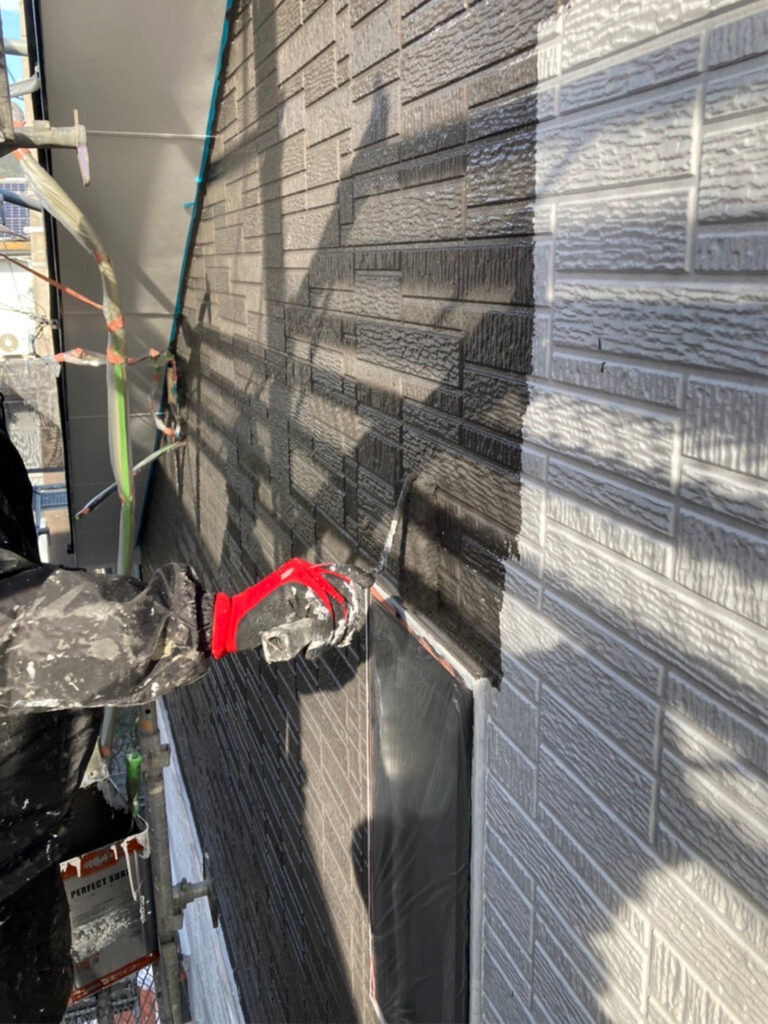 福岡県糟屋郡 N様邸【住宅塗装】作業工程：外壁塗装 写真12