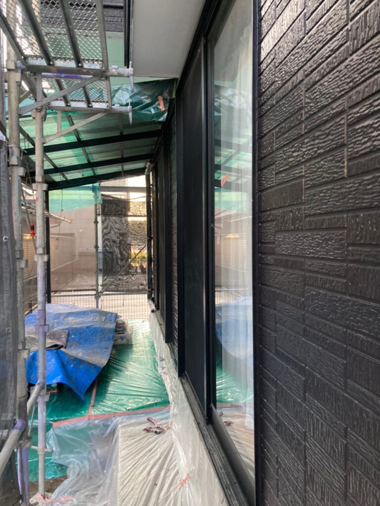 福岡県糟屋郡 N様邸【住宅塗装】作業工程：外壁塗装 写真32