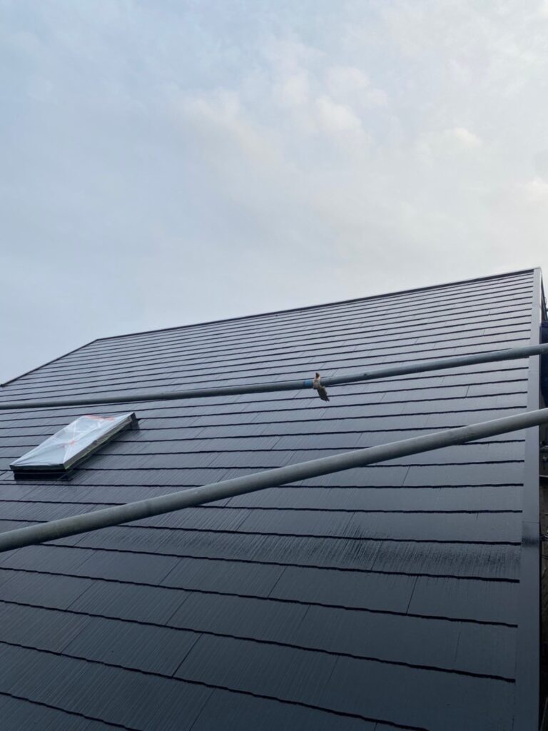 福岡県糟屋郡 N様邸【住宅塗装】作業工程：屋根塗装 写真10