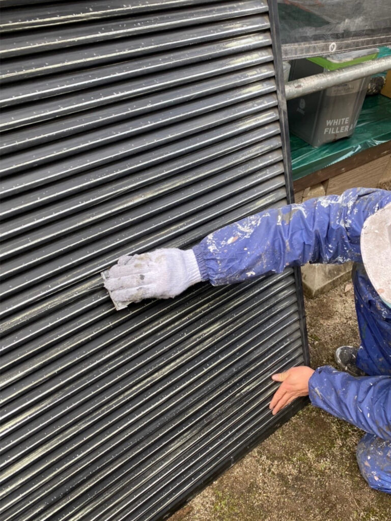 福岡県糟屋郡 N様邸【住宅塗装】作業工程：付帯塗装 写真7
