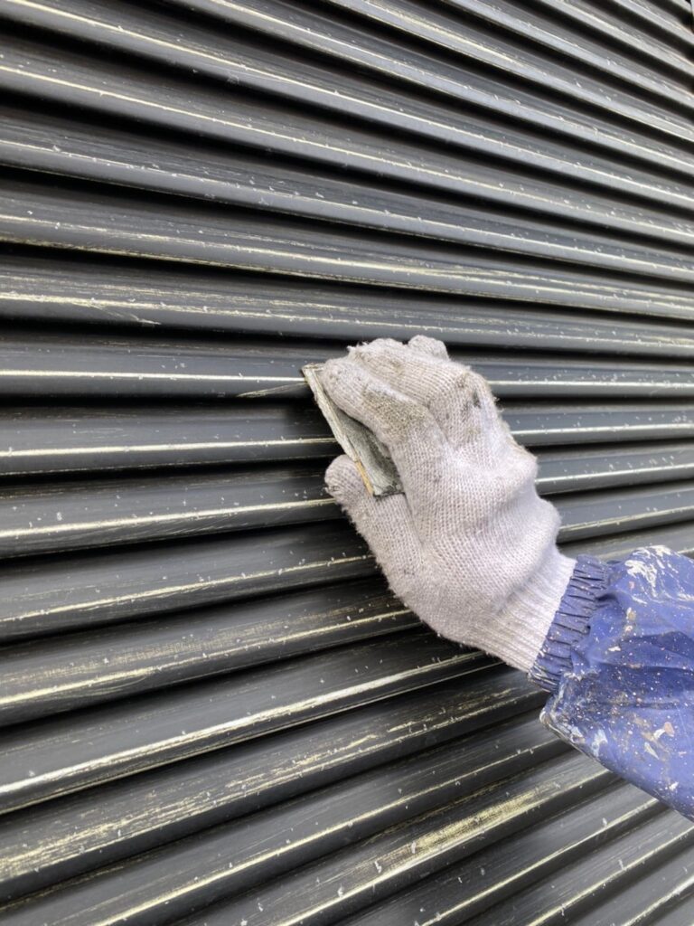 福岡県糟屋郡 N様邸【住宅塗装】作業工程：付帯塗装 写真8