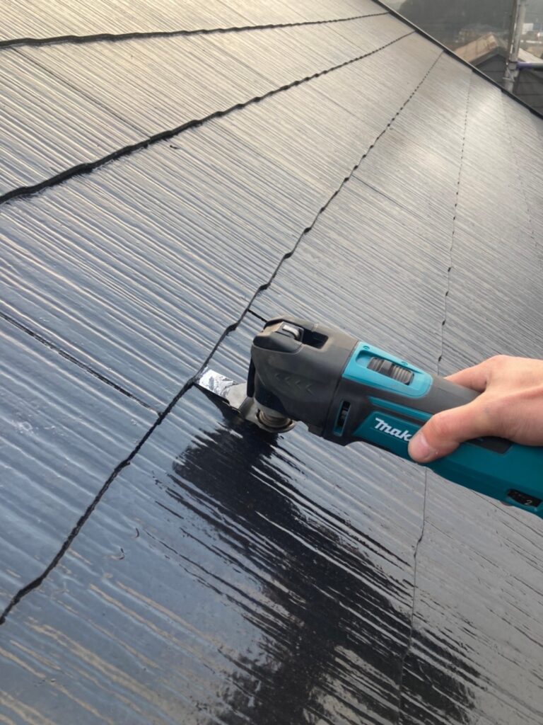 福岡県糟屋郡 N様邸【住宅塗装】作業工程：屋根塗装 写真14