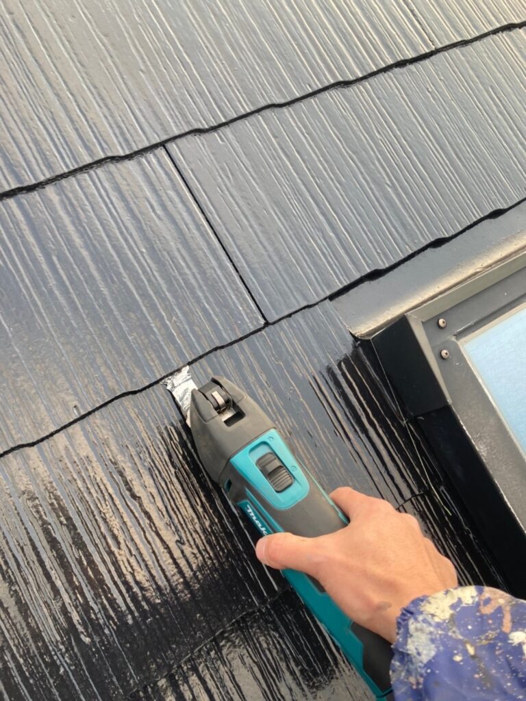 福岡県糟屋郡 N様邸【住宅塗装】作業工程：屋根塗装 写真15