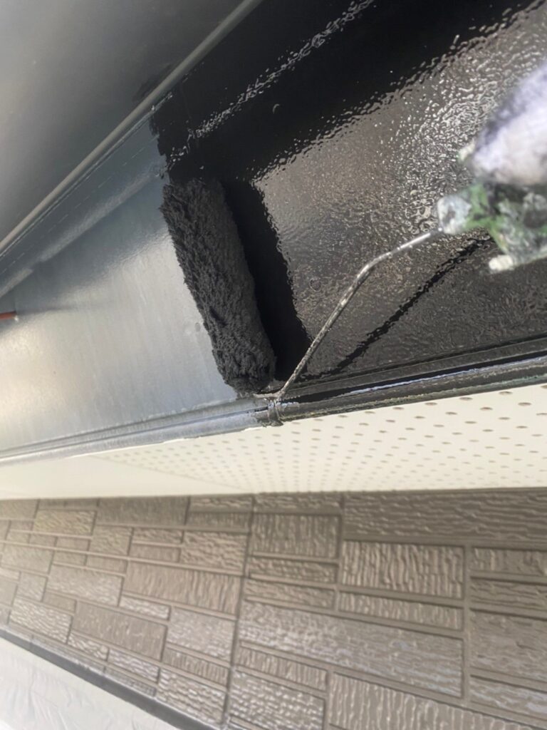 福岡県糟屋郡 N様邸【住宅塗装】作業工程：付帯塗装 写真3