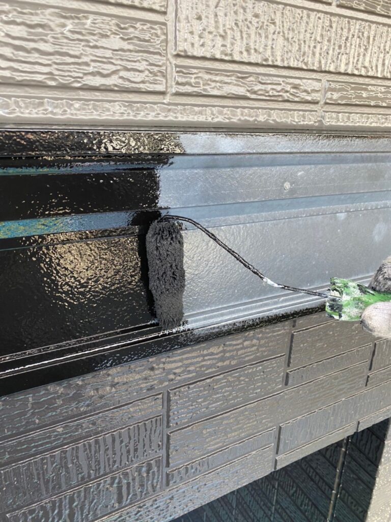 福岡県糟屋郡 N様邸【住宅塗装】作業工程：付帯塗装 写真5