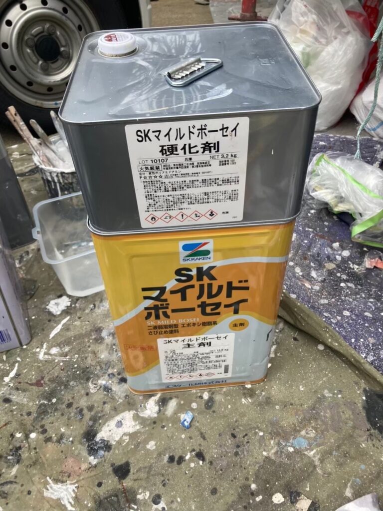 福岡県糟屋郡 N様邸【住宅塗装】作業工程：付帯塗装 写真11