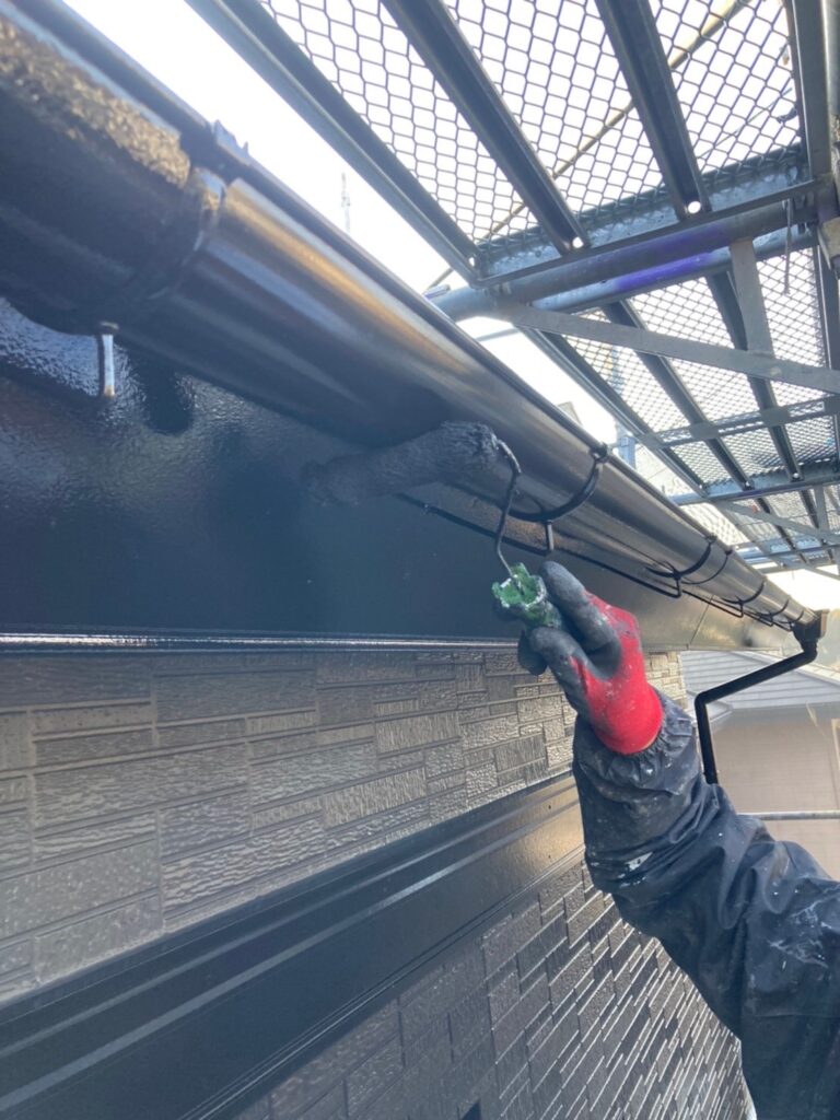 福岡県糟屋郡 N様邸【住宅塗装】作業工程：付帯塗装 写真21