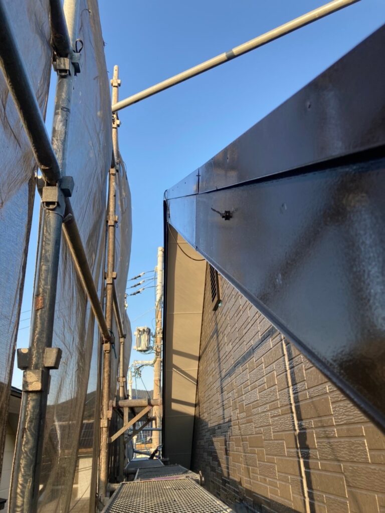 福岡県糟屋郡 N様邸【住宅塗装】作業工程：付帯塗装 写真25