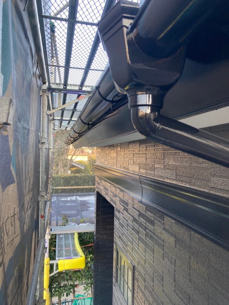 福岡県糟屋郡 N様邸【住宅塗装】作業工程：付帯塗装 写真26