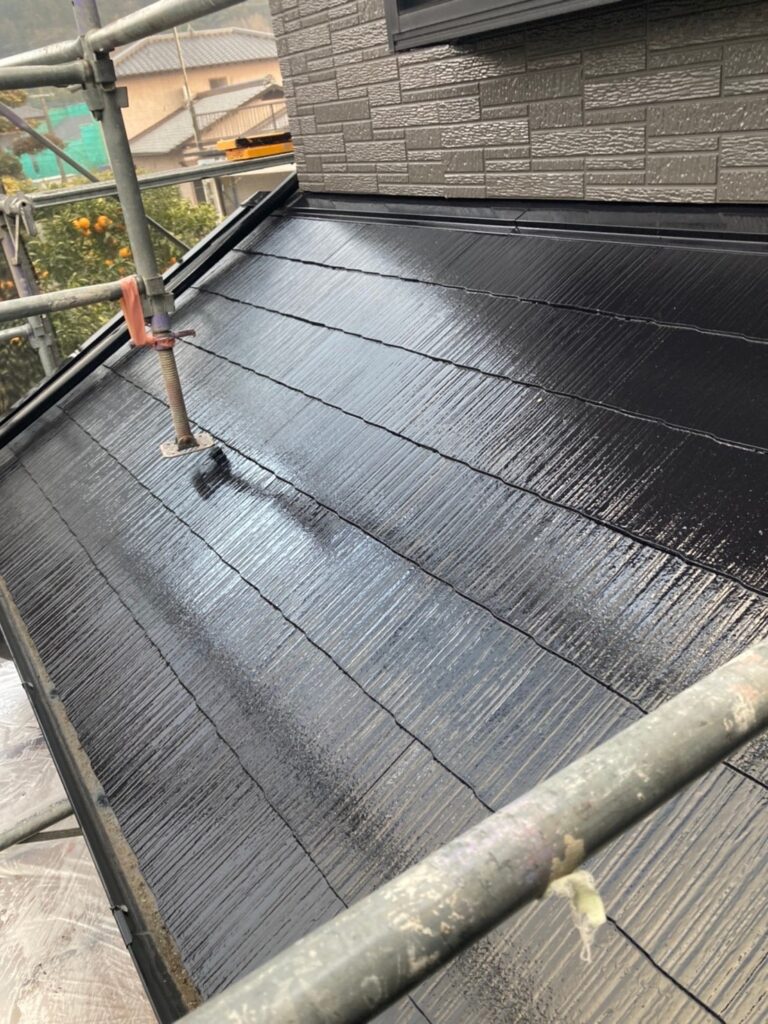 福岡県糟屋郡 N様邸【住宅塗装】作業工程：屋根塗装 写真22