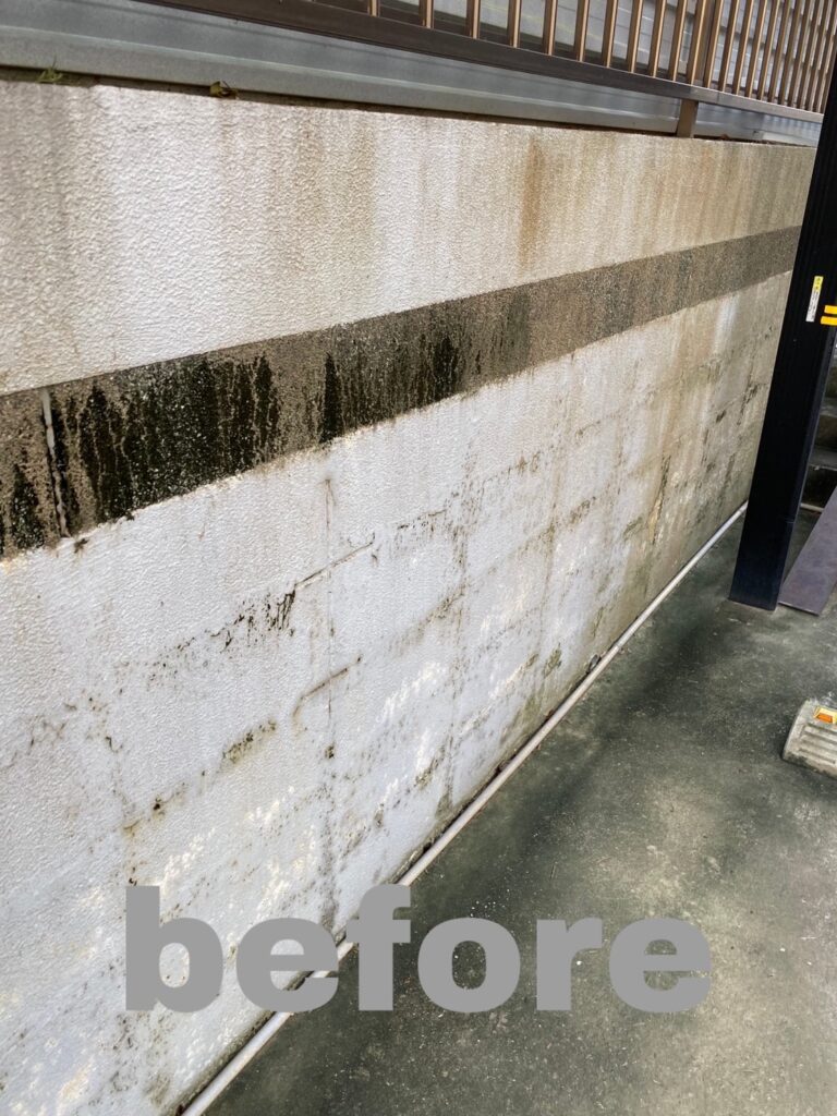 福岡県糟屋郡 N様邸【住宅塗装】作業工程：塀塗装 写真11