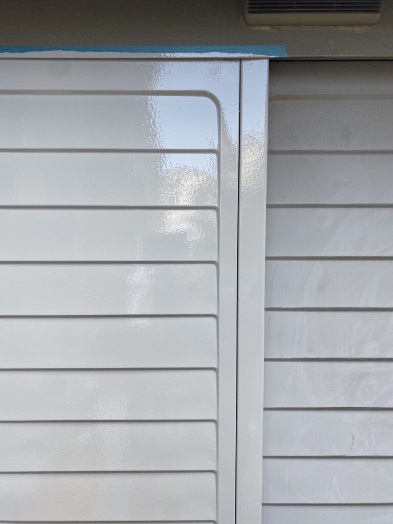 福岡県糟屋郡 N様邸【住宅塗装】作業工程：物置塗装 写真4