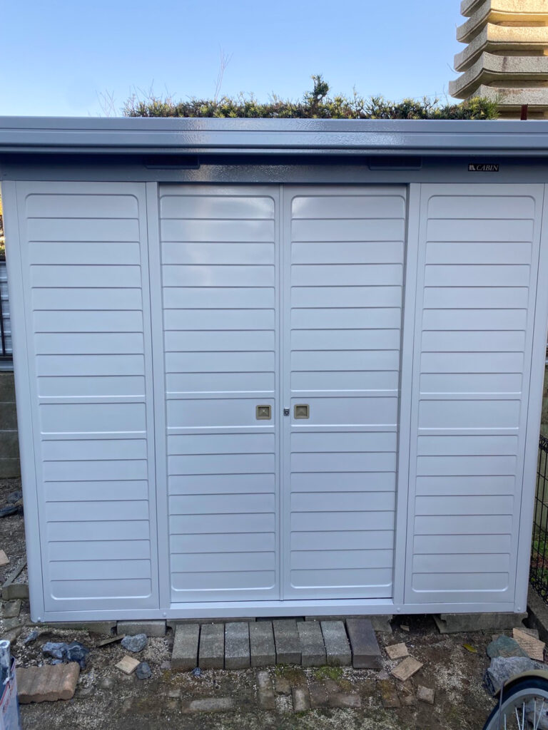 福岡県糟屋郡 N様邸【住宅塗装】作業工程：物置塗装 写真5